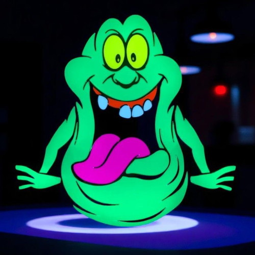 Slimer LED lamp 3D printed fan art new