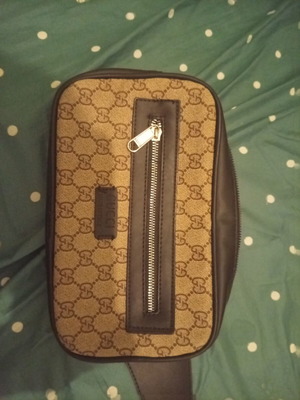 Gucci τσαντάκι μέσης, μπεζ