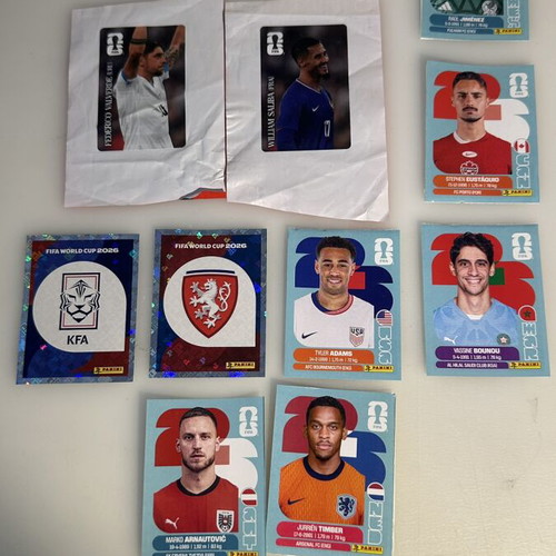 FIFA 2026 Panini World Cup stickers, pack of 10, new