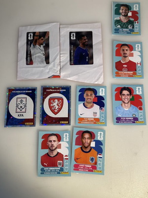 Αυτοκόλλητα FIFA 2026 Panini Παγκοσμίου Κυπέλλου, πακέτο 10, καινούργια