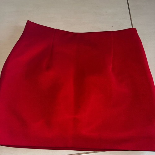 Zara skirt red like new unworn, size S