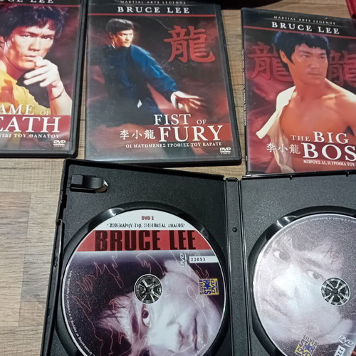 DVD collection, 20 pieces, action and adventure genres, with subtitles