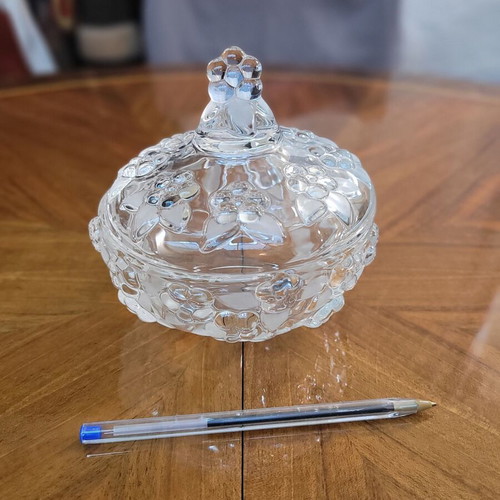 Crystal fondue pot like new