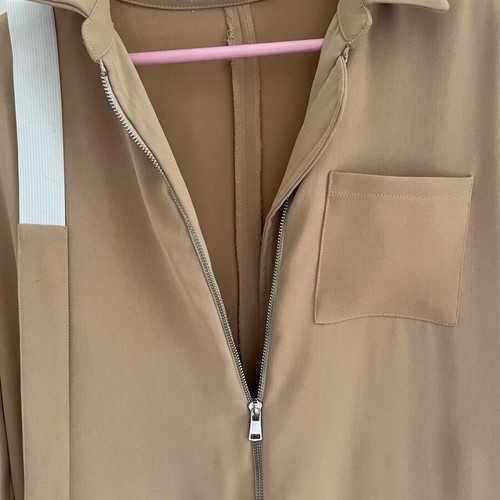 Daphnea Paris one-piece shorts new, size Medium beige