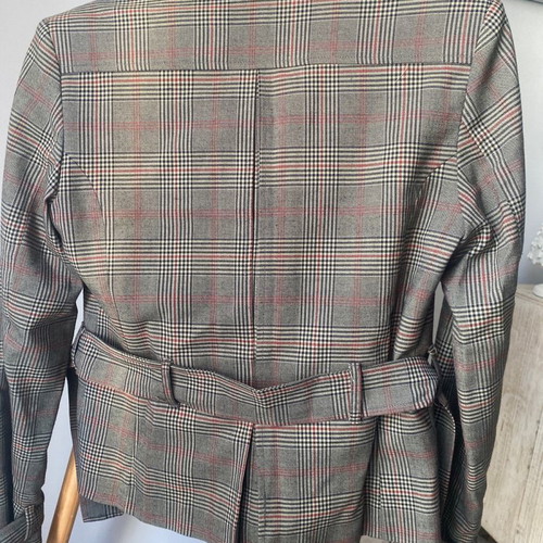 Vintage checked jacket used, size M