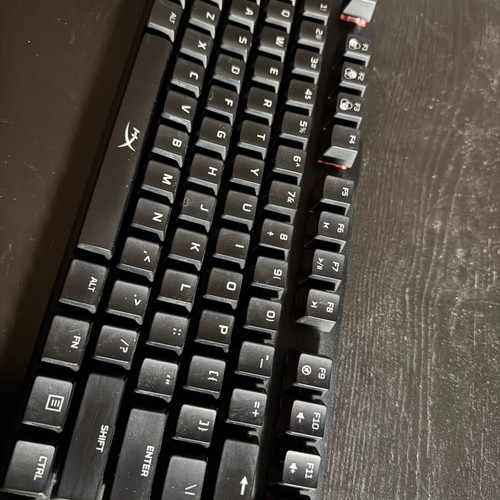 HyperX mechanical gaming keyboard RGB LED like new
