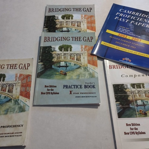 Bridging the Gap Proficiency Teacher's Book Set like new with bonus Cambridge Past Papers