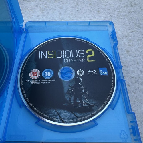 Insidious 1 & 2 Blu-ray set with English subtitles