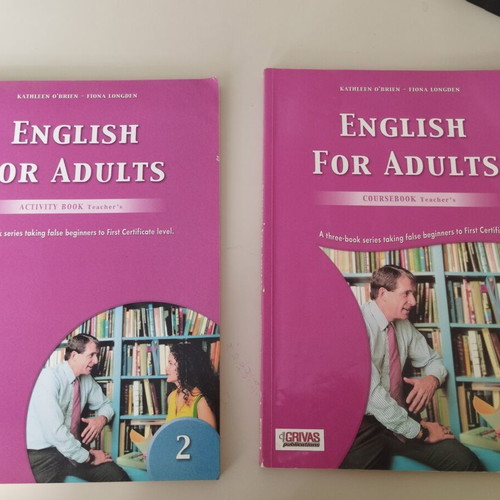 English for Adults Teacher's Editions set of 2 books like new