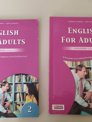 English for Adults Teacher's Editions set of 2 books like new