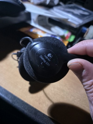 Ακουστικά Logitech Dialog-220 μεταχειρισμένα, ελαφριά over-the-head