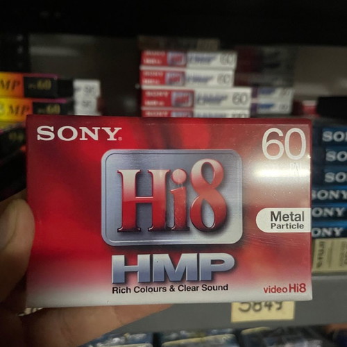 Sony Hi8 HMP 60min Video Cassette Tape Metal Particle new