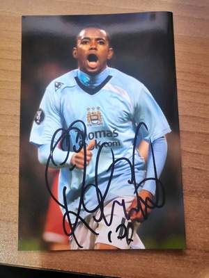 Αυθεντικό αυτόγραφο Robinho σαν καινούργιο σε φωτογραφία