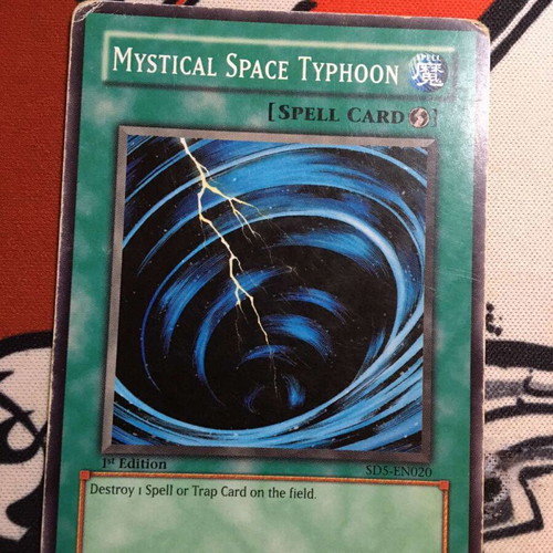 Mystical Space Typhoon SDS-EN020 Spell Card