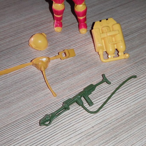G.I.JOE Blowtorch (v1) 1984 action figure used, complete with accessories