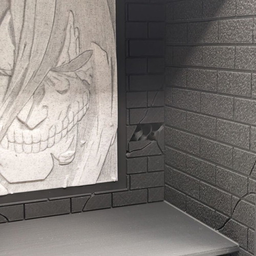 Display Box with Shelf Eren Yeager Attack on Titan Made-to-Order