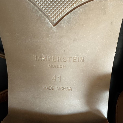 Hammerstein Munich leather sandals size EU 41 like new
