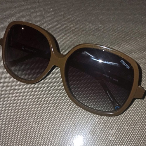 Brixton square sunglasses used, oil color, 100% UV protection