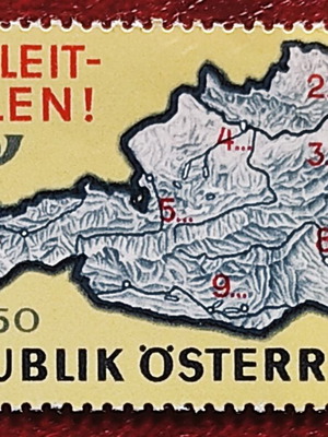 1966 (Αυστρία) Εισαγωγή Ταχυδρομικών Κωδίκων Σειρά 1 ασφράγιστου γραμματοσήμου καινούργιο