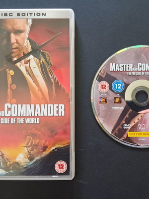 Master and Commander DVD like new with English audio and subtitles