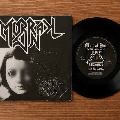 Mortal Pain Mortal Pain 7’’ EP vinyl 1992 Molon Lave Records like new