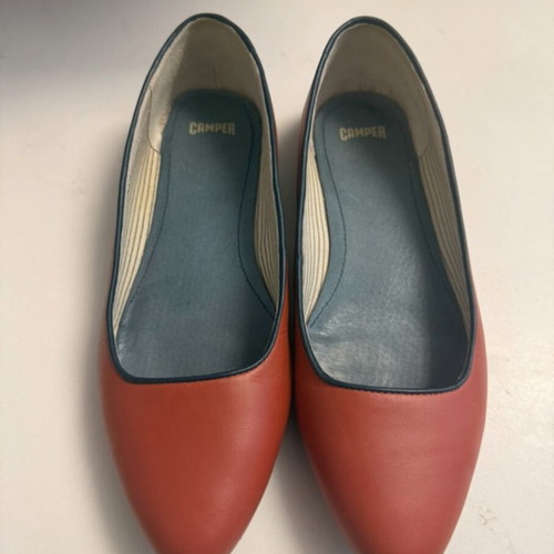 Camper ballerinas size 38 red like new