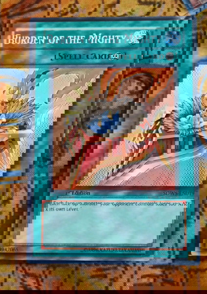 3) Burden Of The Mighty (Yugioh)
