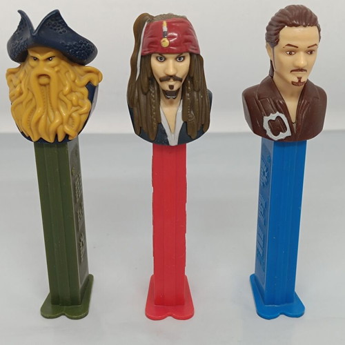 Pez Pirates Of The Caribbean used figures