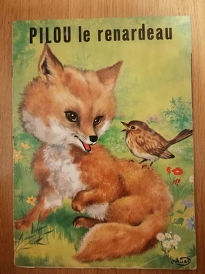 Pilou le renardeau children's book used in French