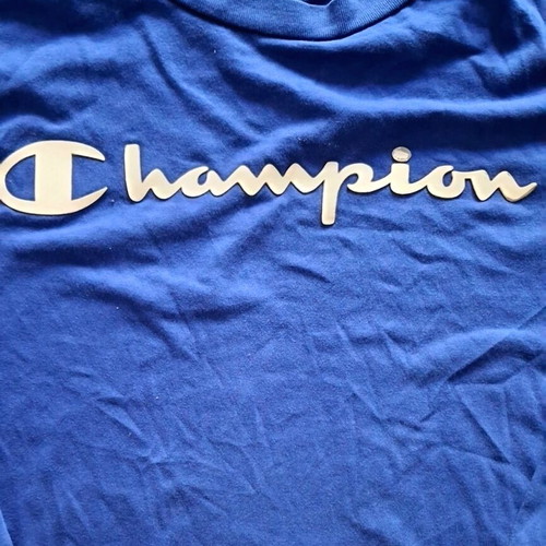 Champion long-sleeve blue shirt size M like new