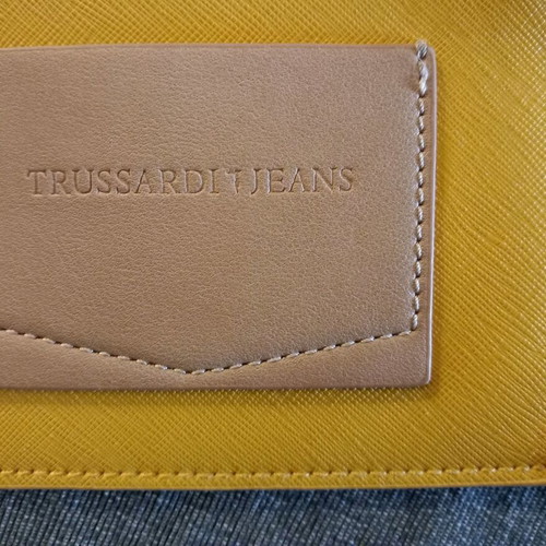 Trussardi wallet like new, yellow
