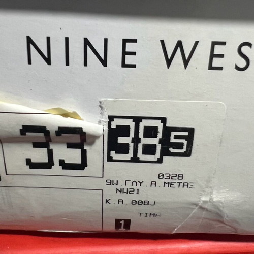Nine West platforms like new, size 38.5, orange