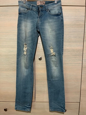 Blue long jeans Pink Woman like new, size 34