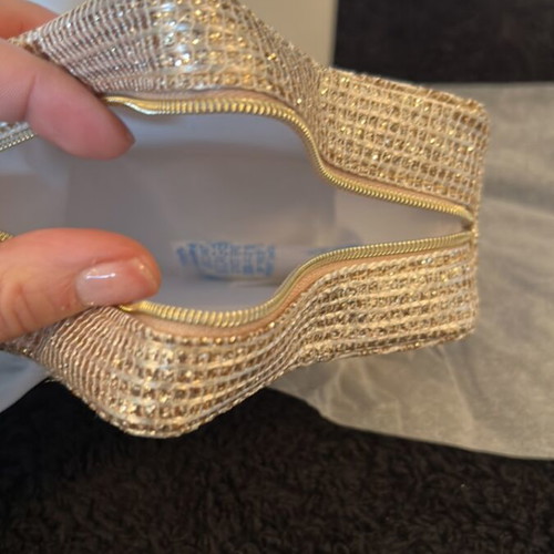 Dior toiletry bag new, knitted, gold star-shaped
