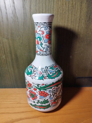Ceramic bottle from the 70s like new, height 30cm