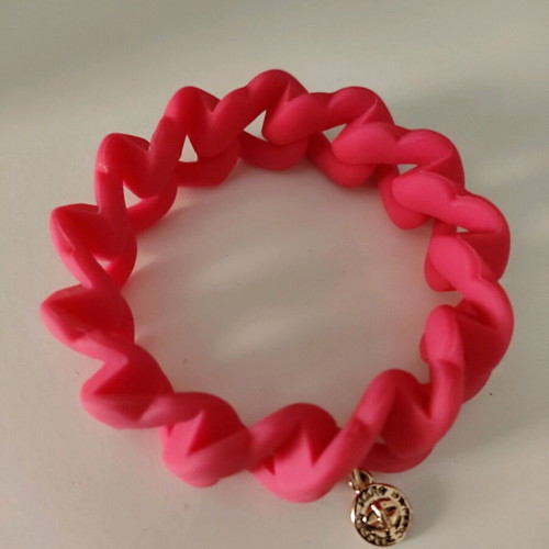 Marc Jacobs rubber bracelet new in pink color