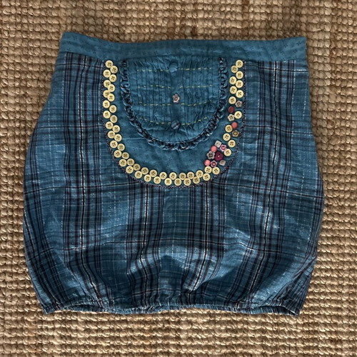 Freesoul Vintage Boho Top size S like new, petrol turquoise