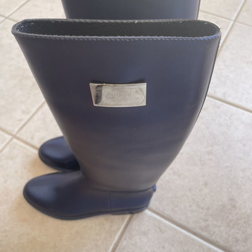 Armani Exchange black boots size 38