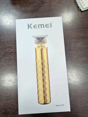 Θεριστής Kemei T9A καινούργιος με μεταλλικές λεπίδες και ισχυρή μπαταρία