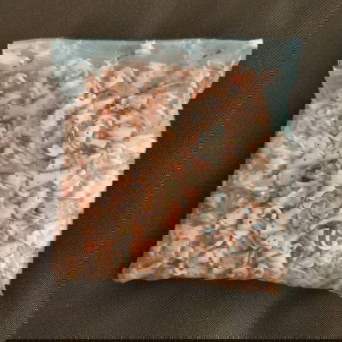 Χάντρες από κέρατο κοχυλιών σαν καινούργιο, φυσικό σχήμα με πλάγια τρύπα