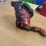 Lego Fire Snake used, missing some pieces