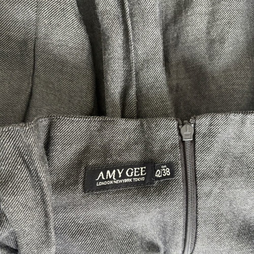 Amy Gee grey skirt with belt