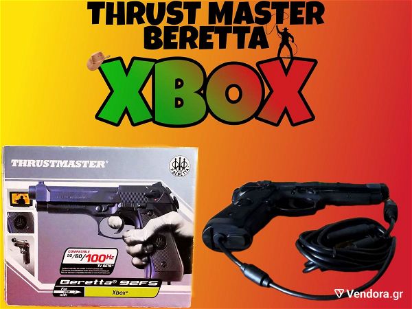  Xbox Classic Thrustmaster Beretta 92FS Lightgun