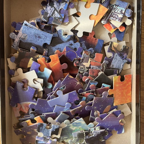 Puzzle 100 pieces used