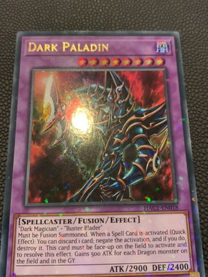 Dark Paladin Yu-Gi-Oh! card like new, ultra rare, parallel