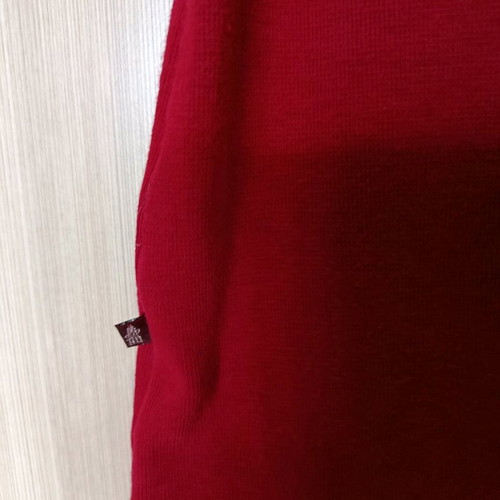 Muzuri blouse size S like new, red with gold sequins
