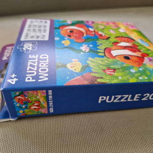 Peppa Pig and Underwater World puzzles like new, 4+ years