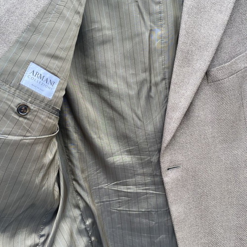 Armani Collezioni men's jacket XL, like new, silk and cashmere blend