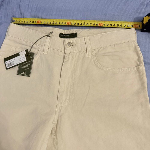 Henry Cottons pants new, beige, linen and cotton blend, size 33