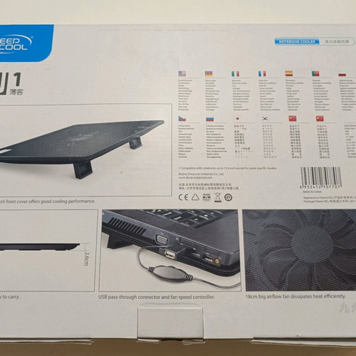 Deep Cool N1 Laptop Cooler like new
